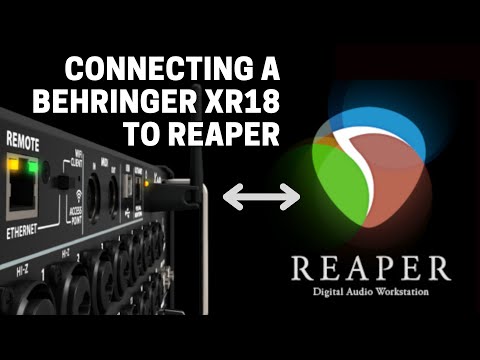 Connecting The Behringer XR18 To Reaper - Settings for X-Air and Reaper w Virtual Soundcheck Option.