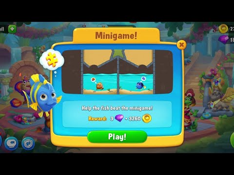 @Fishdom Level 7525 and Minigame!