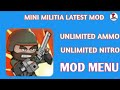Mini Militia God Mod Unlimited Health Nitro Ammo