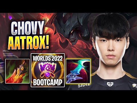 CHOVY DESTROYING WITH AATROX! - GEN Chovy Plays Aatrox TOP vs Shen! | Bootcamp 2022