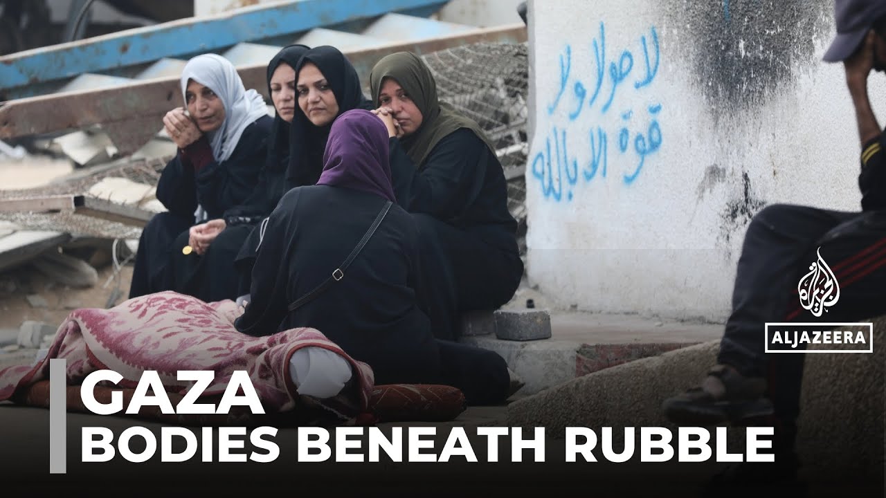 Recovering remains in Gaza: Thousands of bodies buried under rubble