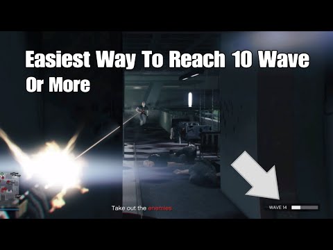 Gta 5 Online Survival Mission Easiest Way To Reach 10 Wave or More, Nuclear Silo Survival