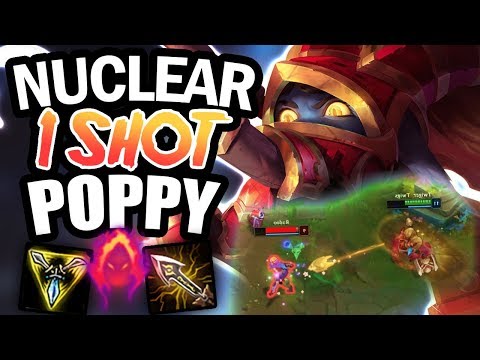 NUCLEAR ONE SHOT POPPY TOP?! - Off Meta Monday - Passive One Shot Poppy - League of Legends