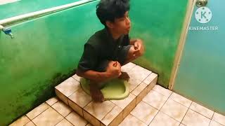 Download lagu ekspresi orang berak  eeknya susah keluar asli lucu banget 🤣🤣 #funnyvideo mp3