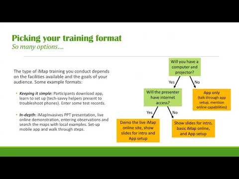 Certified Imapinvasives Trainers Network Initial Training