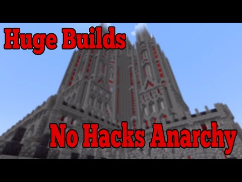 Largest Builds On The Most Hardcore Minecraft Server (No Hacks Anarchy)