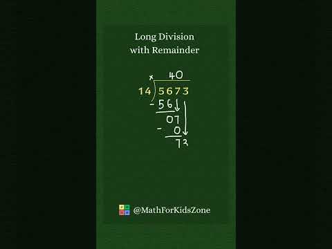 Long Division 4-Digit by 2-Digit | Grade 4 Math ✅💯 #maths #longdivision #education #mathforkids