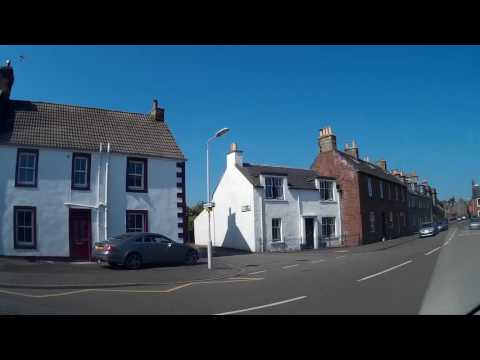 Drive To Village Of Johnny Cash Ancestry Strathmiglo Fife Scotland