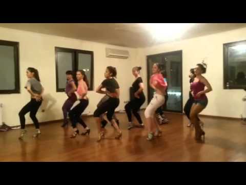 Lady salsa on 1 - music interpretation .