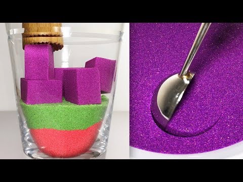 Very Satisfying Video Compilation 70 Kinetic Sand Cutting ASMR Video