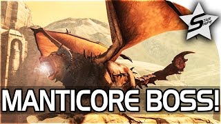 Ark Scorched Earth Summoning The Manticore Manticore Boss Fight Ark Survival Evolved Free Online Games