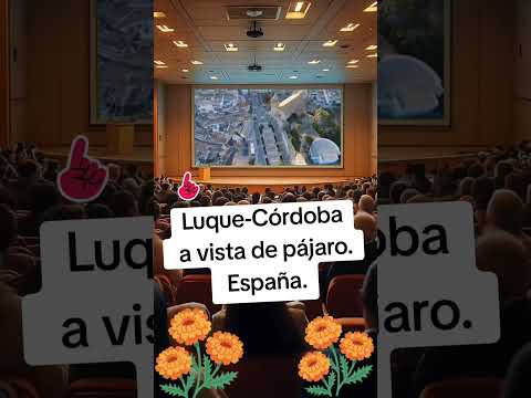 LA MAGNÍFICA VILLA FORTIFICADA DE LUQUE-CÓRDOBA A VISTA DE PÁJARO. España.