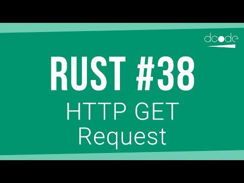 Rust Programming Tutorial 38 Http Get Request Reqwest Crate