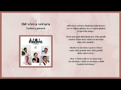 AKCENT 1, Od včera večara chodzim kolo dvora, ľudová, Videorohaľ