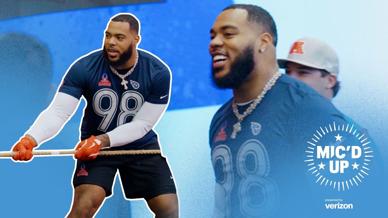 Jeffery Simmons Mic’d Up at the Pro Bowl | Tennessee Titans