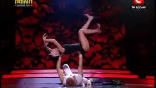 Ukraine's Got Talant 2012 GOLD art duo - BLACK WIDOW