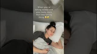 When you’re falling asleep and your body does that fake falling thing…wait for it 🤣 #shorts