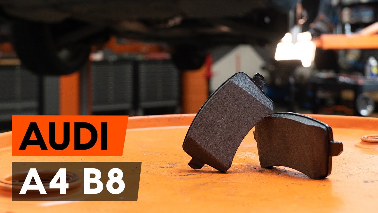Jak vyměnit zadní brzdové destičky na Audi A4 B8 – návod k výměně