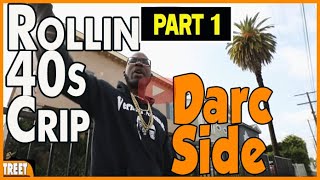 Rollin 40s Neighborhood Crip on growing up on the Darkside section of community (pt1of2)