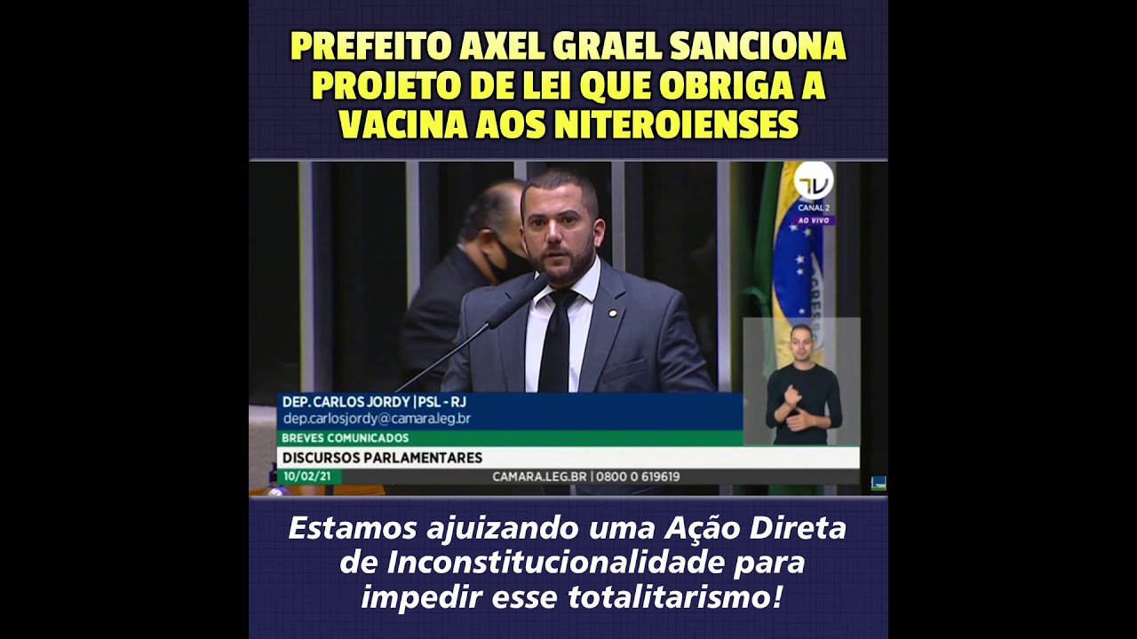 PREFEITO DE NITERÓI SANCIONA LEI DE VAC1NA OBRIGATÓRIA