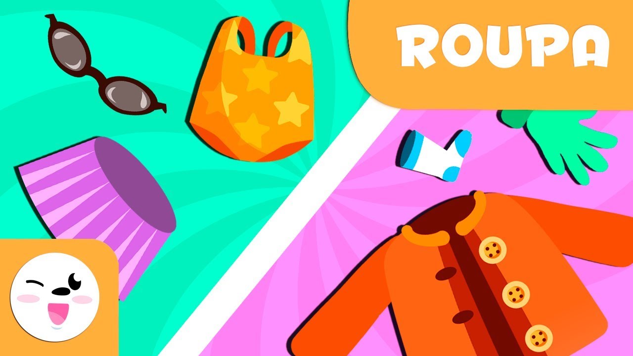 Roupa de inverno e roupa de verão para crianças - Vocabulário em espanhol para crianças