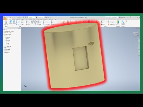 How to Project a Sketch onto a Curved Surface in Autodesk Inventor
