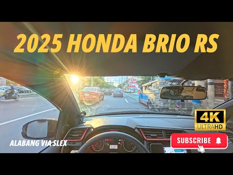 Thumbnail for POV | Honda Brio RS 2025 | Sunday Drive Alabang via SLEX by Honda Brio