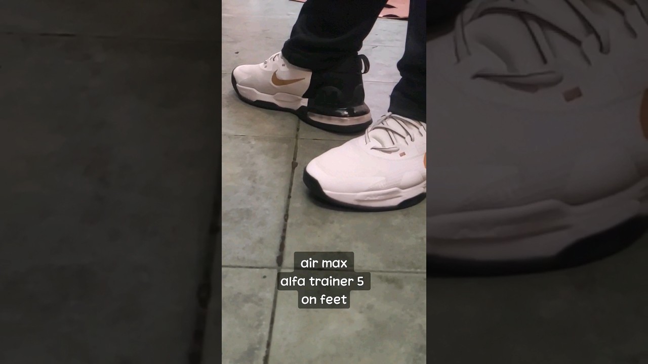 nike air max alpha trainer 5 on feet #sneakers #nike #airmax