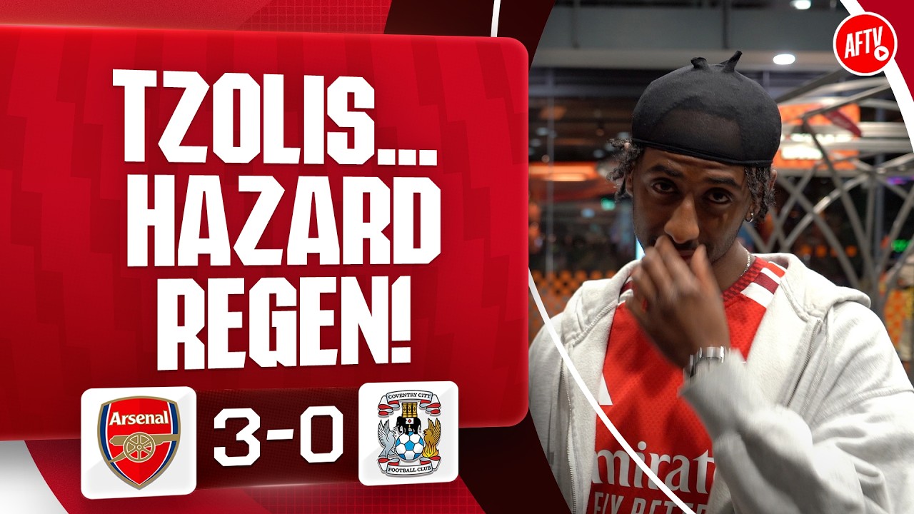 Tzolis... Hazard Regen! | Arsenal 3-0 Coventry