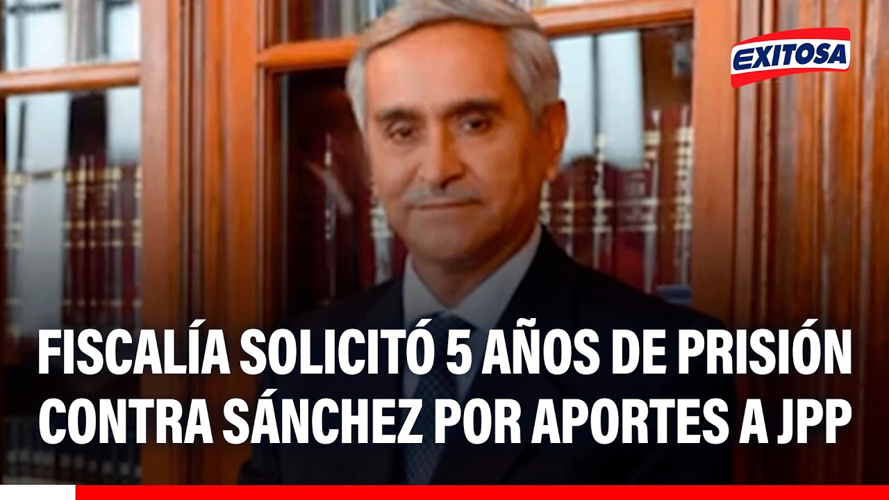 🔴🔵 Fiscalía solicitó 5 años de prisión contra Roberto Sánchez por aportes a JPP
