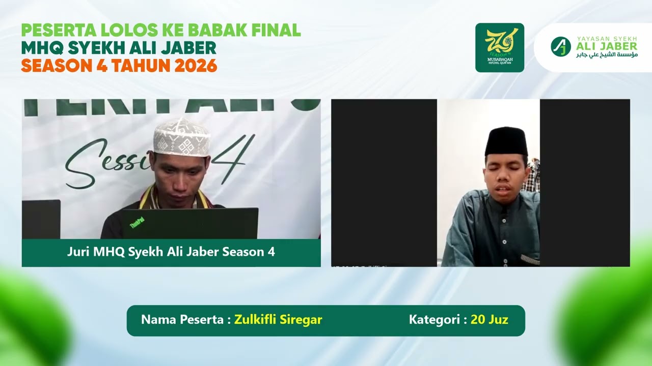 LOLOS FINAL KATEGORI 20 JUZ MHQ SEOSON 4!! // ZULKIFLI SEREGAR