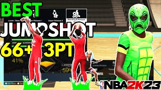 The Power Of A 66 3PT Rating Using This Custom Jumpshot In NBA2K23
