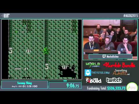 Awesome Games Done Quick 2015 - Part 120 - Swamp Thing by Mecha Richter