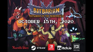 Batbarian: Testament of the Primordials - Official Trailer ｜ Nintendo Switch, PC