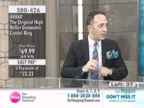 AKKAD Collection The Original High Roller Ring at The Shopping Channel 580426