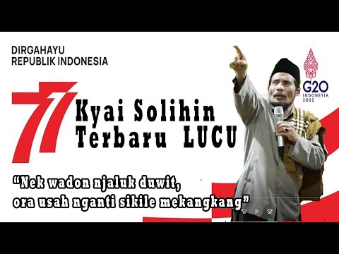 Kyai Solihin Reban ||  Pengajian Lucu Perayaan HUT RI 77 RT 006 RW 003 Desa Tombo Bandar Batang 2022