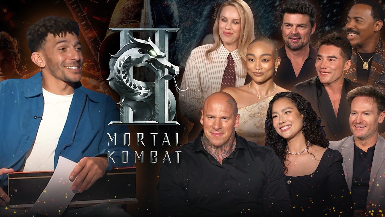 I Interviewed The Mortal Kombat 2 Cast! | Khleo Thomas