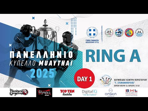 Πανελλήνιο Κύπελλο Muaythai 2025 - DAY 1 - RING A