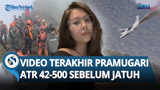 Download lagu VIDEO TERAKHIR Pramugari Pesawat ATR 42-500 sebelum Jatuh, Orangtua Korban Berharap Mukjizat mp3