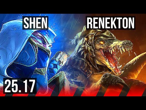 SHEN vs RENEKTON (TOP) | 5/3/17 | KR Master | 25.17
