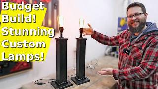 DIY Custom Lamps – Mixing MDF & Wood for a Stunning Budget Build!