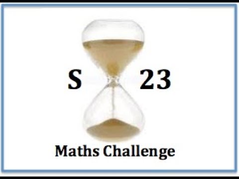 Egg timer maths challenge : problem S.23 : circle/triangle