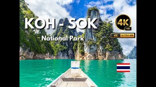 Beautiful places in the world : Khao Sok National park  Thailand  4K