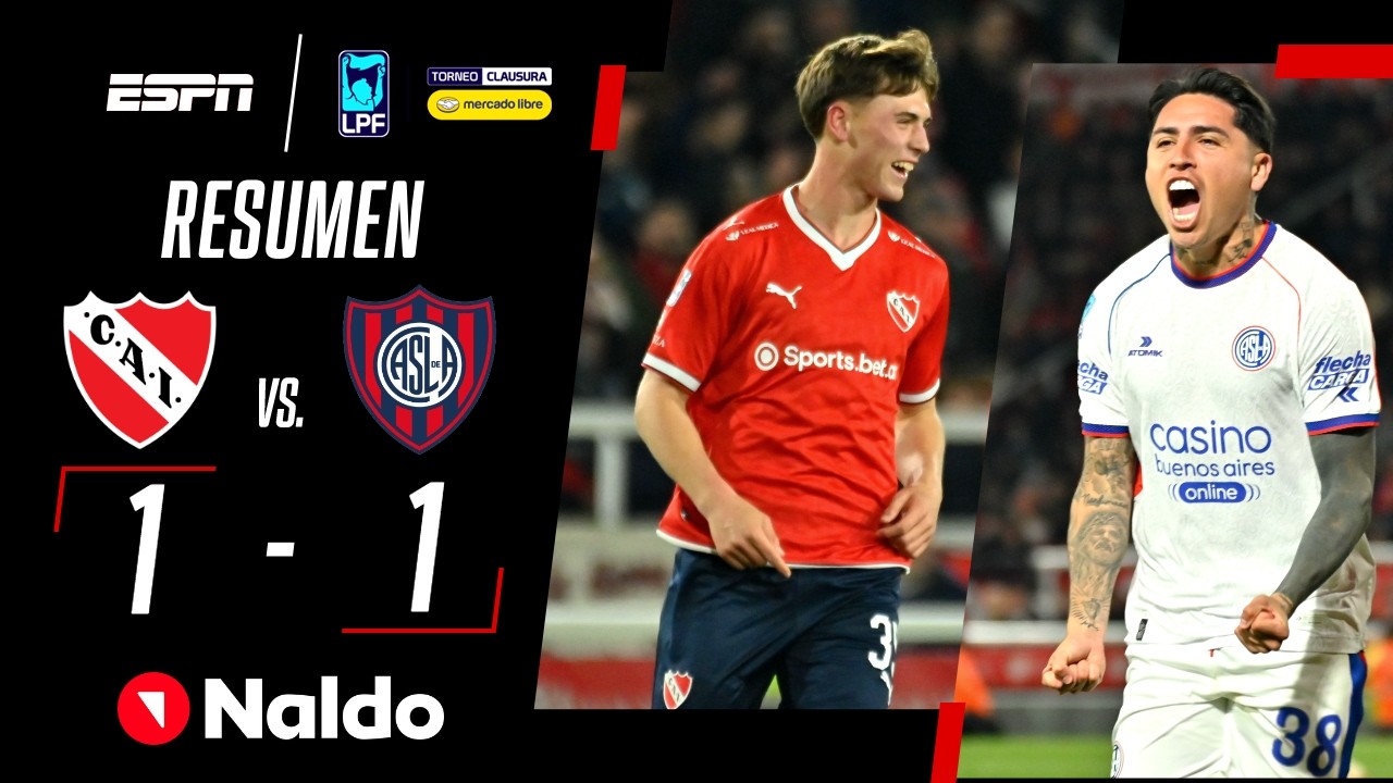 EL ROJO TUVO LAS CHANCES, PERO EL CLÁSICO FUE EMPATE | Independiente 1-1 San Lorenzo | RESUMEN