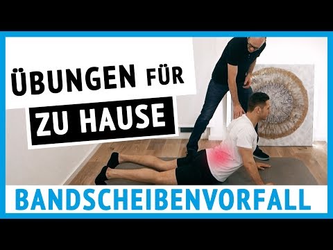 Herniated disc: 3 exercises (lumbar spine) for at home