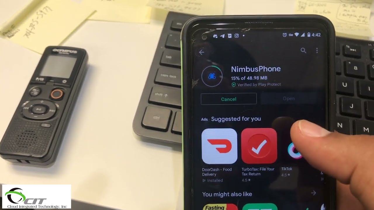 Nimbus App Installation Video