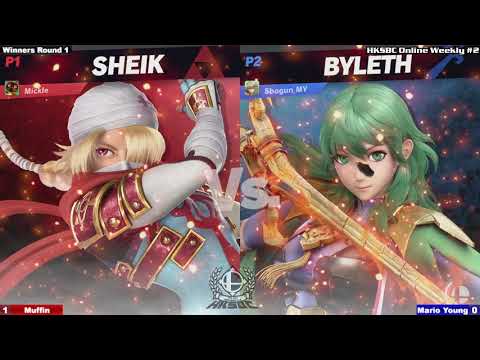HKSBC Online Weekly #2- WR1 Muffin (Sheik) vs Mario Young (Byleth) - SSBU