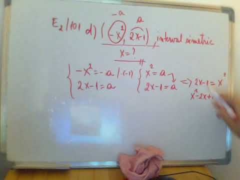 Ex E2/101clasa aXI a  manual Burtea ( intervale simetrice ) 2