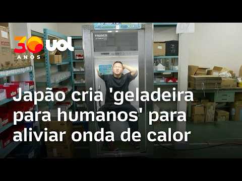 Calor no Japão: empresas adotam ‘geladeira para humanos’ contra temperaturas extremas