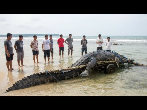 40FT CROCODILE! Sarcosuchus vs Modern Saltwater Croc Size